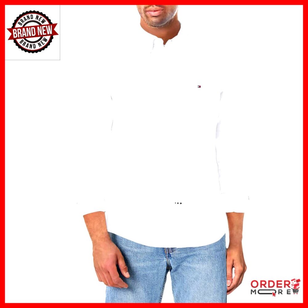 Men's Long Sleeve Oxford Button Down Shirt Regular Fit Cotton